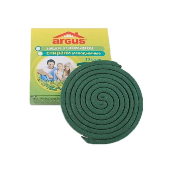 Спираль ARGUS Защита от комаров малодымные