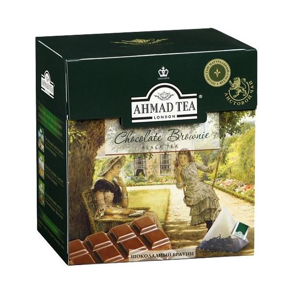 Чай черный Ahmad tea Chocolate brownie в пирамидках