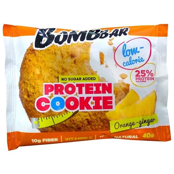 Печенье Bombbar протеиновое апельсин-имбирь, 40 г