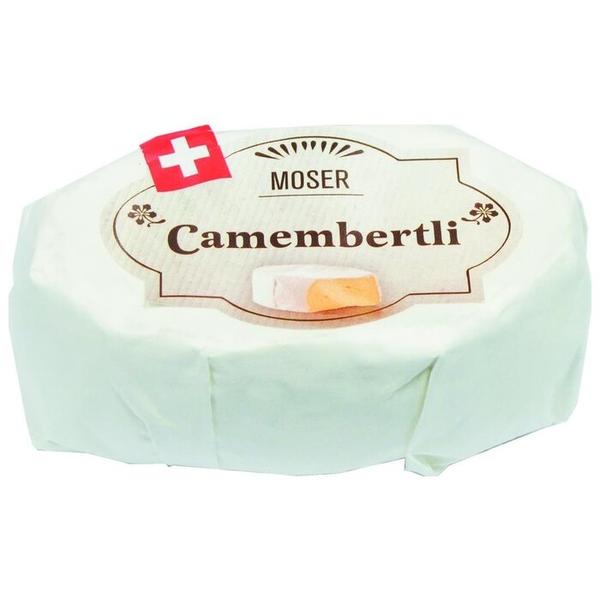Сыр MOSER мягкий camambertli с белой плесенью 50%