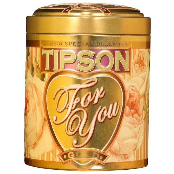 Чай черный Tipson Gold Для тебя Золотой