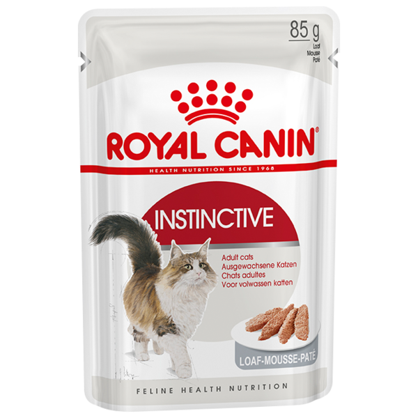Корм для кошек Royal Canin Instinctive для профилактики МКБ, мясное ассорти 85 г (паштет)