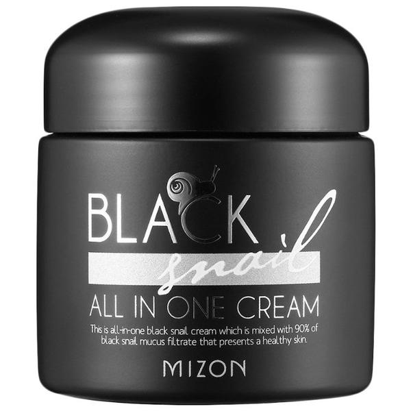 Mizon Black Snail All in one Cream Крем для лица с экстрактом черной улитки
