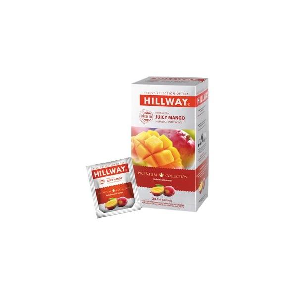 Чайный напиток травяной Hillway Premium collection Juicy мango в пакетиках