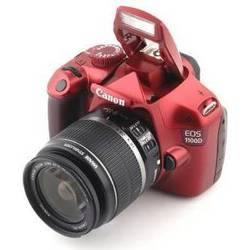 Canon EOS 1100D Kit (12Mpix 18-55ISII 2.7 720p SDXC, Набор с объективом LP-E10) (красный)