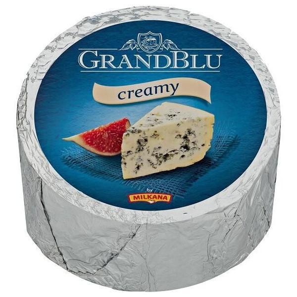 Сыр Milkana GrandBlu сливочный дорблю с голубой плесенью 56%
