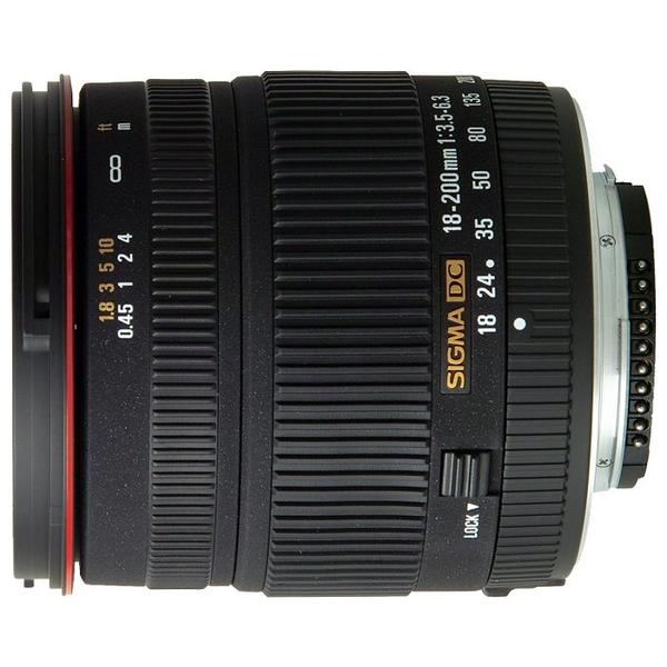 Объектив Sigma AF 18-200mm f/3.5-6.3 DC Nikon F