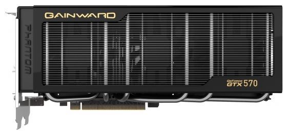 Gainward GeForce GTX 570 750Mhz PCI-E 2.0 1280Mb 3900Mhz 320 bit 2xDVI HDMI HDCP Phantom