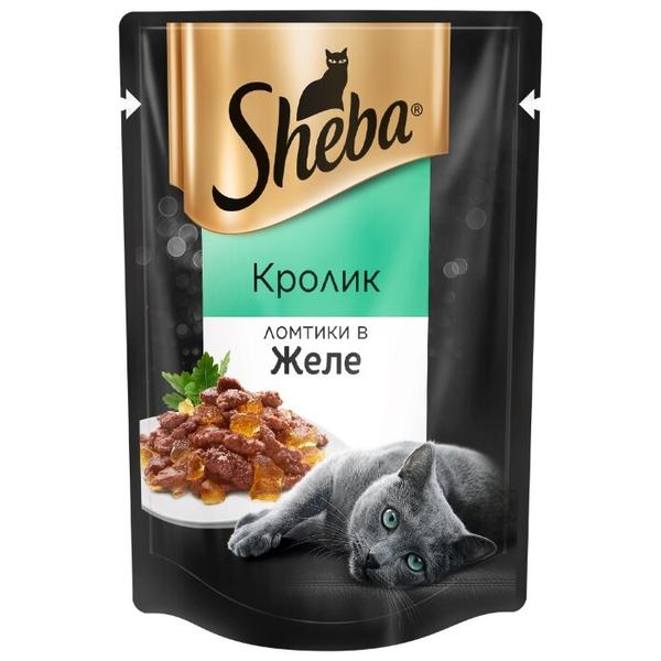 Корм для кошек Sheba Pleasure с кроликом 85 г (кусочки в желе)