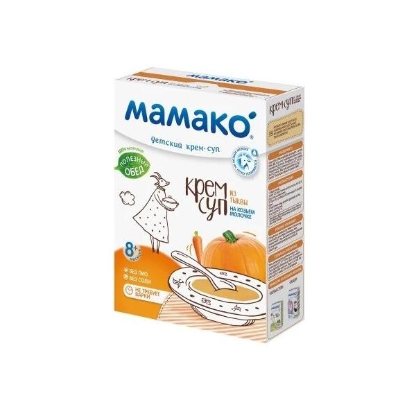 Пюре МАМАКО крем-суп овощной из тыквы на козьем молоке (с 8 месяцев) 150 г, 1 шт.