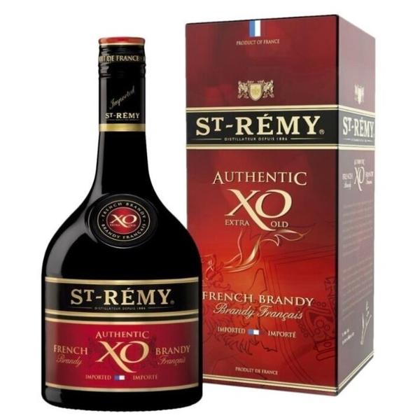 Бренди Saint-Remy Authentic XO, 0.7 л, подарочная упаковка