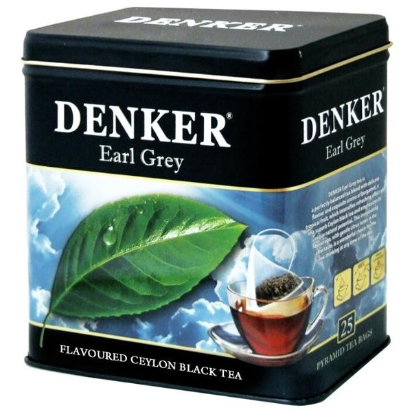 Чай черный Denker Earl grey в пирамидках
