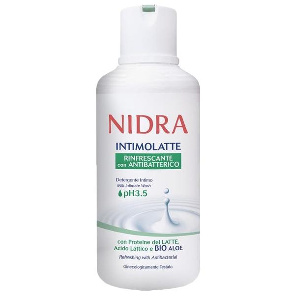 Nidra Гель для интимной гигиены освежающий с молочными протеинами и алоэ, 500 мл