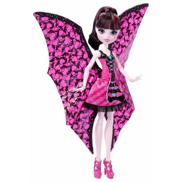 Кукла Monster High Дракулаура в трансформирующемся наряде, 26 см, DNX65