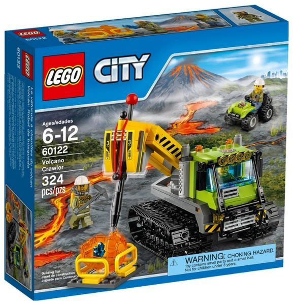 LEGO City 60122 Гусеничный трактор исследователей вулканов
