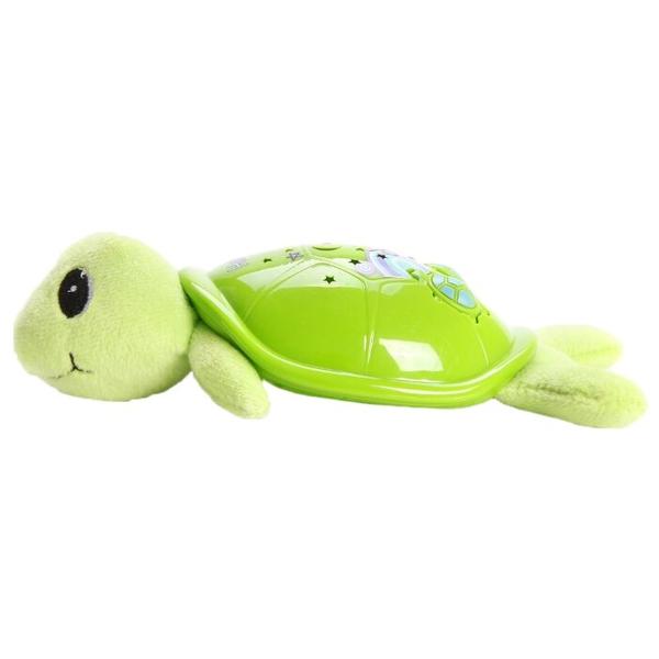 Игрушка-ночник Наша игрушка Потеша черепашка зеленая 4 см
