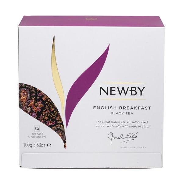 Чай черный Newby English breakfast в пакетиках