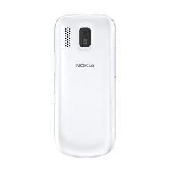 Nokia Asha 202 (черно-бело-золотистый)