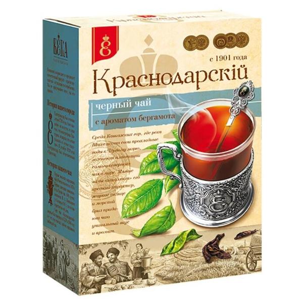 Чай черный Краснодарскiй ВЕКА с 1901 с бергамотом