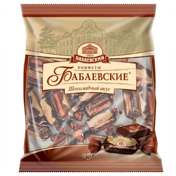 Конфеты Бабаевский Бабаевские Шоколадный вкус, пакет