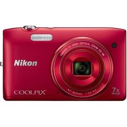 Nikon Coolpix S3500 (красный)