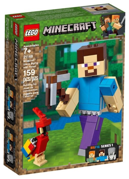 LEGO Minecraft 21148 Стив с попугаем