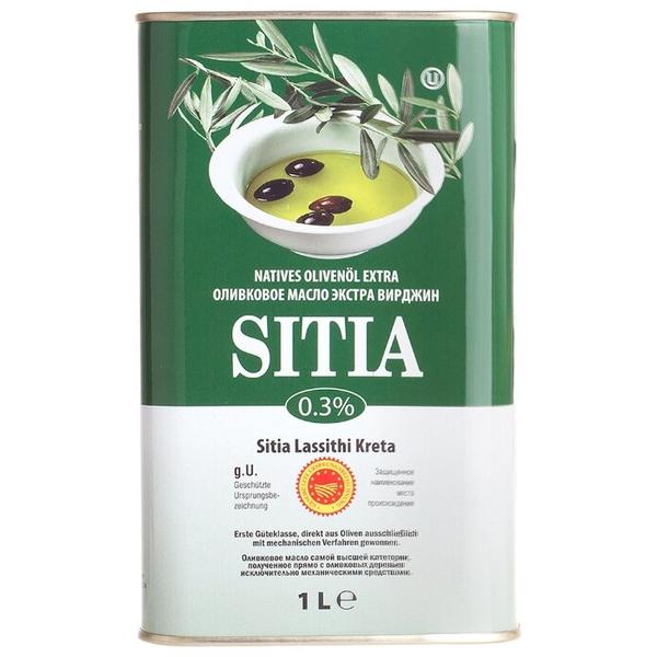 Sitia Масло оливковое Extra Virgin 0,3%, жестяная банка