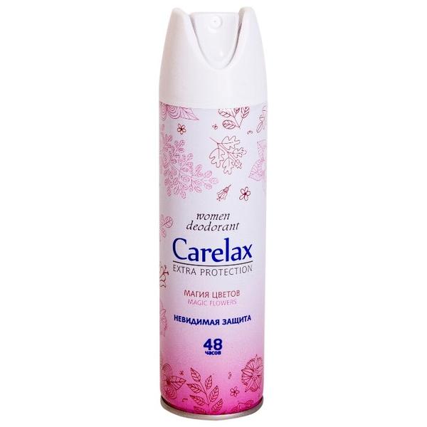 Carelax дезодорант-антиперспирант, спрей, Extra Protection Магия цветов