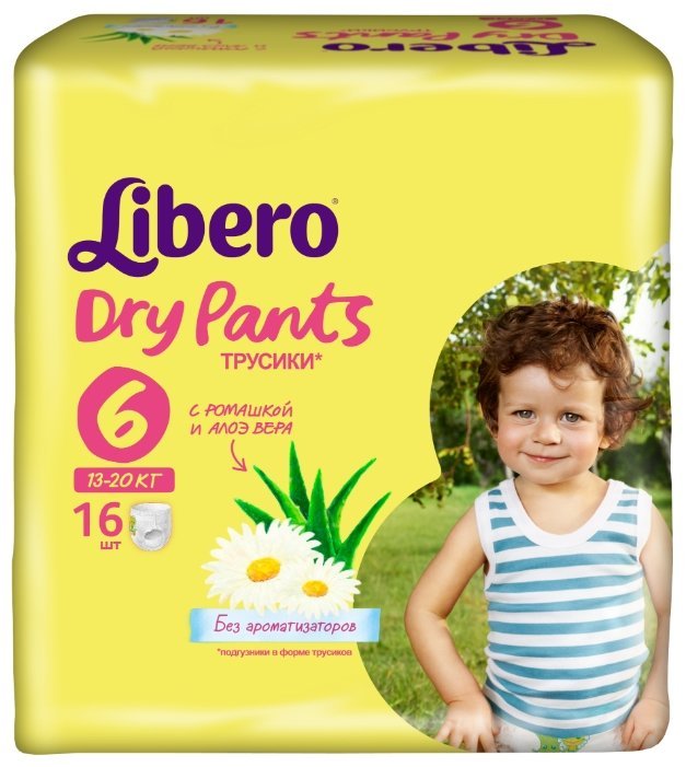 Libero трусики Dry Pants 6 (13-20 кг) 16 шт.