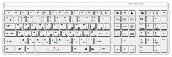 Oklick 560 S Multimedia Keyboard White USB