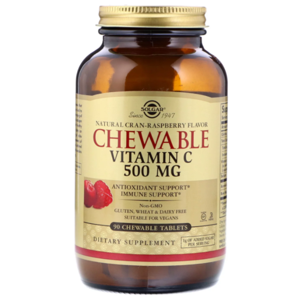 Chewable Vitamin C 500 мг Natural Cran-Raspberry Flavor таб. жев. №90