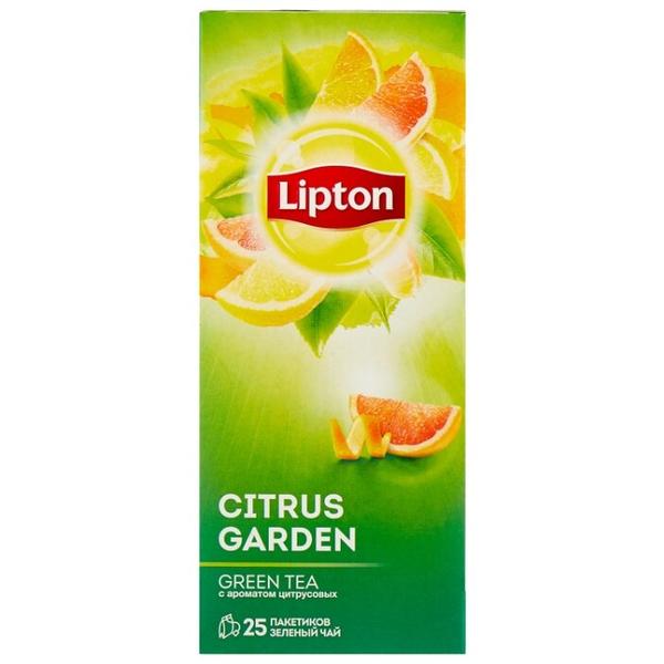 Чай зеленый Lipton Citrus Garden в пакетиках