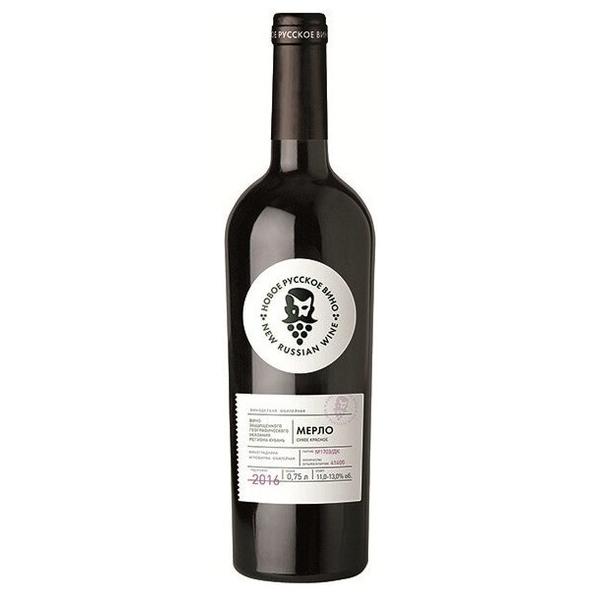 Вино Юбилейная Новое Русское Мерло 0.75 л