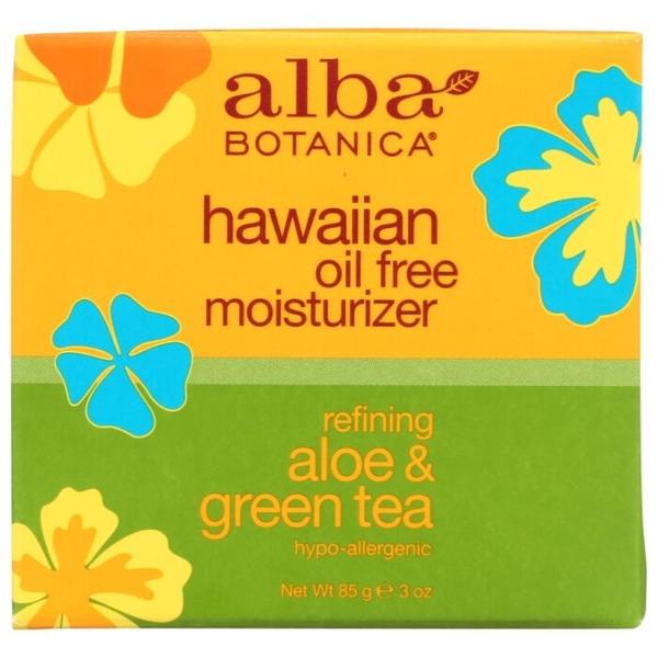 Alba Botanica Hawaiian oil free moisturizer aloe & green tea Крем для лица увлажняющий Алое и Зеленый чай