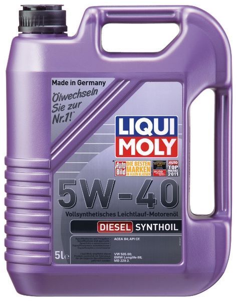 LIQUI MOLY Diesel Synthoil 5W-40 5 л