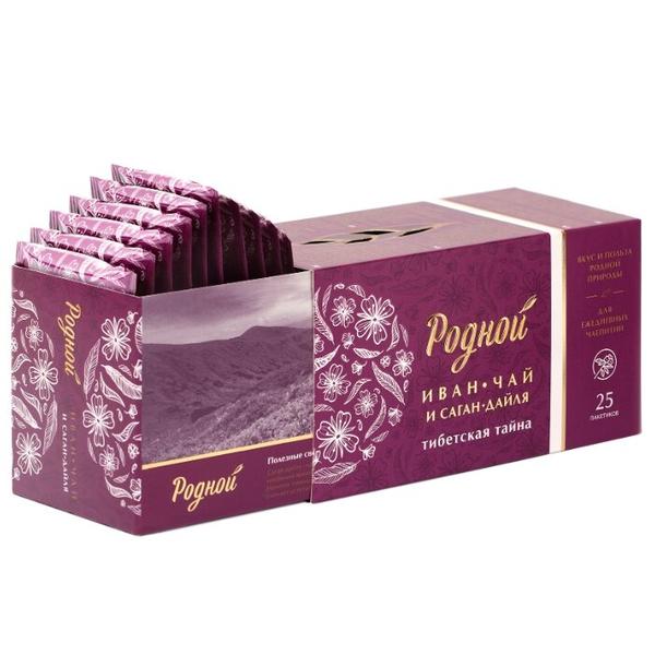 Чай травяной Родной иван-чай с саган-дайля Тибетская тайна в пакетиках