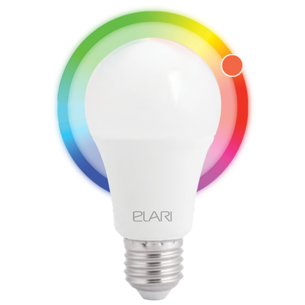 Лампа светодиодная ELARI SmartLED Color LMS-27RGB, E27, A60, 9Вт