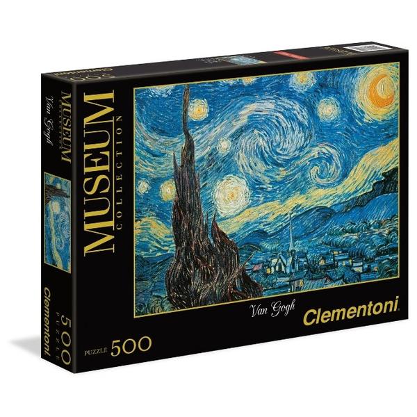 Пазл Clementoni Museum Collection Звездная ночь Ван Гог (30314), 500 дет.