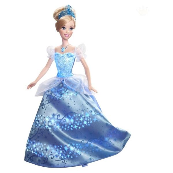 Кукла Mattel Disney Princess Золушка в сияющем платье, 28 см, X3960