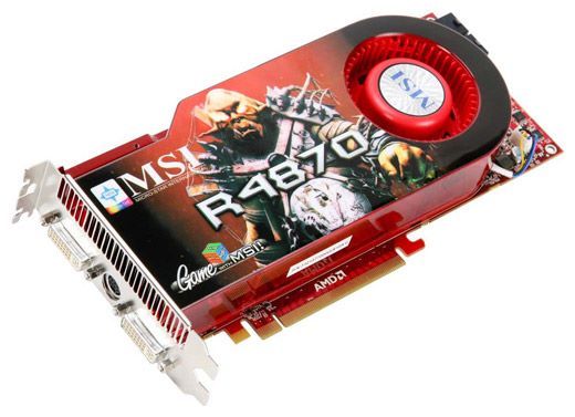 MSI Radeon HD 4870 780Mhz PCI-E 2.0 1024Mb 3600Mhz 256 bit 2xDVI TV HDCP YPrPb