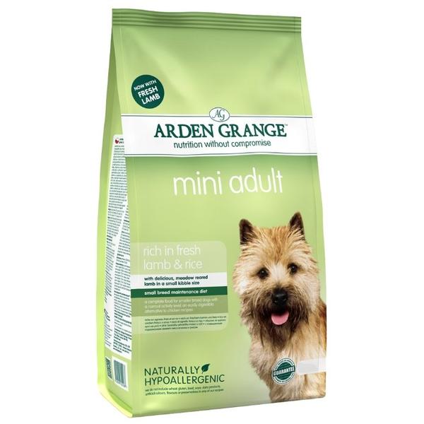 Корм для собак Arden Grange Adult Mini ягненок и рис для взрослых собак мелких пород