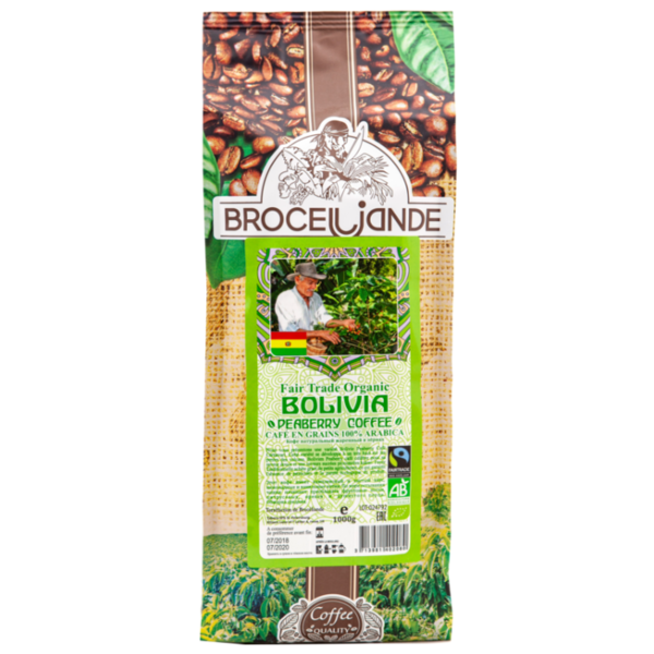 Кофе в зернах Broceliande Bolivia Peaberry Organic Coffee