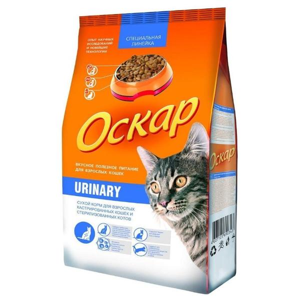 Корм для кошек Оскар Сухой корм для стерилизованных кошек и кастрированных котов Urinary