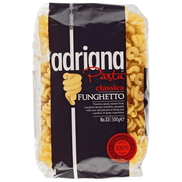 ADRIANA Макароны Pasta Classica Funghetto № 33, 500 г