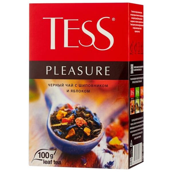 Чай черный Tess Pleasure с шиповником и яблоком