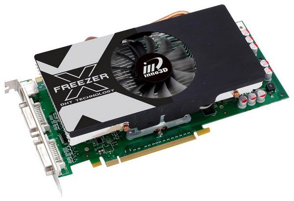 Inno3D GeForce GTS 250 760Mhz PCI-E 2.0 512Mb 2260Mhz 256 bit 2xDVI TV HDCP YPrPb