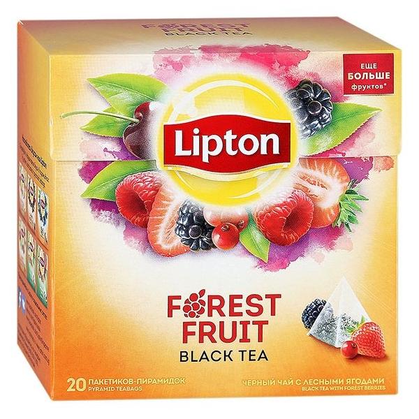 Чай черный Lipton Forest Fruit в пирамидках