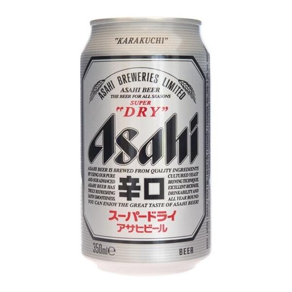 Пиво светлое Asahi Super Dry, 0.35 л