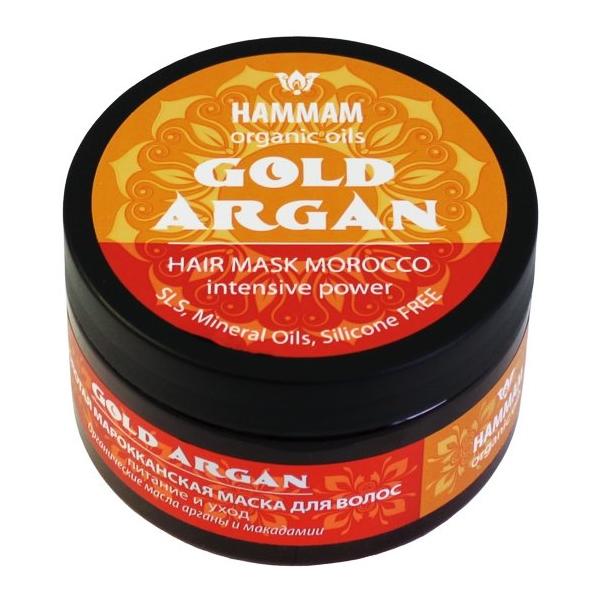 Hammam organic oils Золотая марокканская маска для волос «Gold Argan „Питание и уход“»