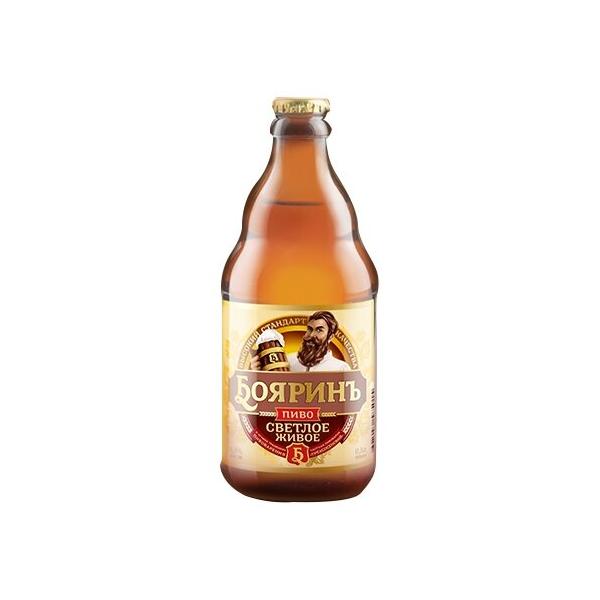 Пиво светлое Бояринъ Трехсосенское, 0.5 л